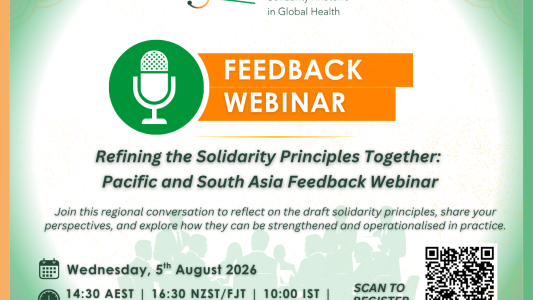 Pacific and South Asia Feedback Webinar Poste