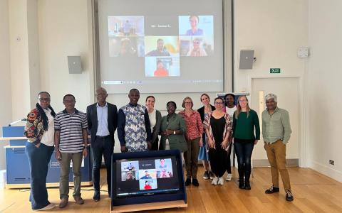 Some of the members of the Global Health Solidarity team.