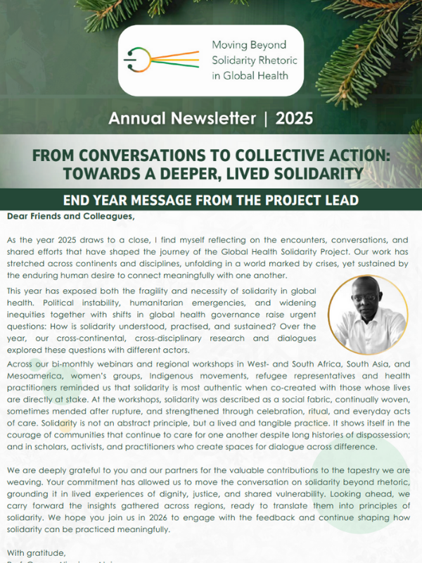 Annual Newsletter