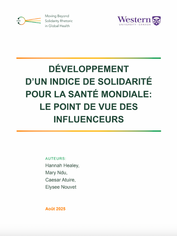 French Solidarity Index Report